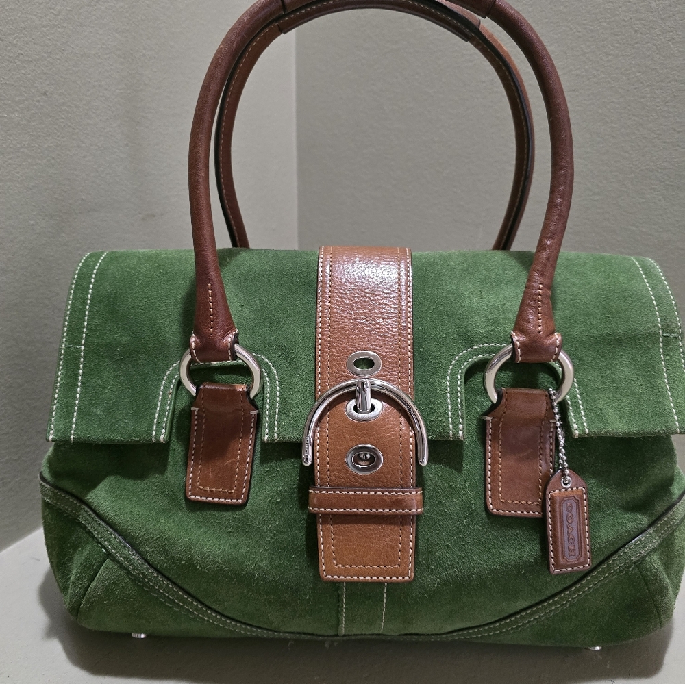 Coach Soho Green Satchel